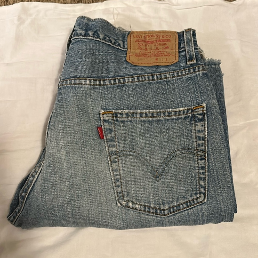 Vintage Men’s Levi 567 Low Loose Boot Jeans